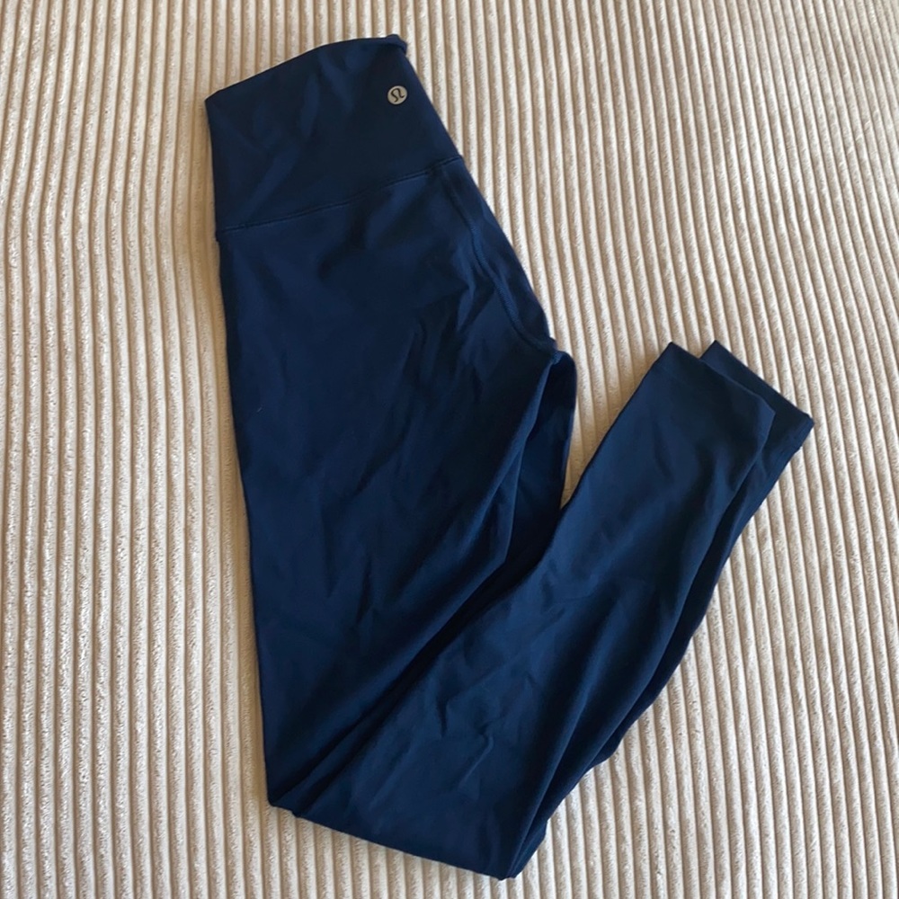 Lululemon Navy leggings 25” inseam